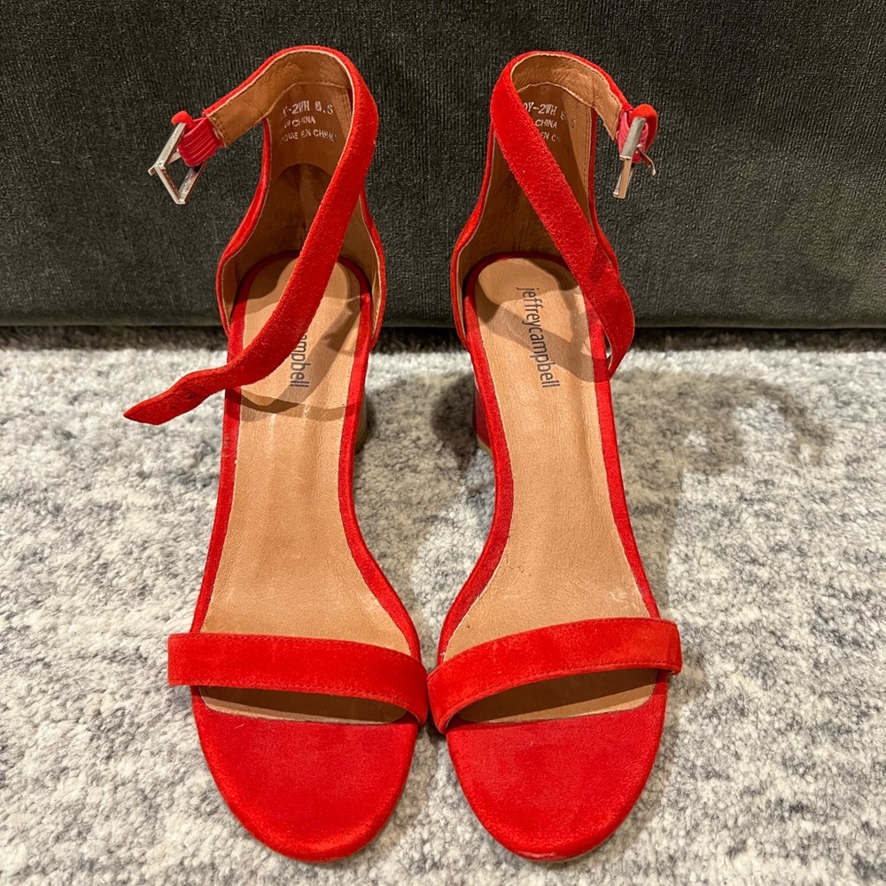 Jeffrey Campbell Red Heeled Sandal